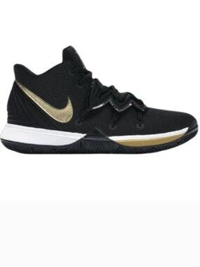 Nike Kyrie 5 Black/Gold Basketball Shoe- Sz. 5Y